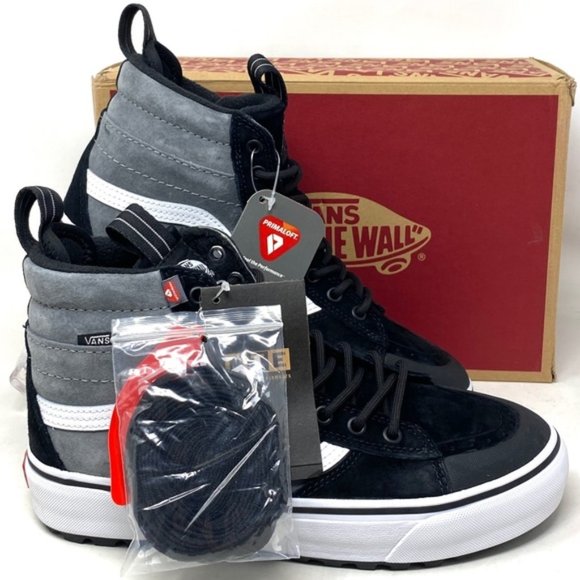 VANS Sk8-Hi MTE-2 Shoes For Women Boots Hiking Black Pewter Suede